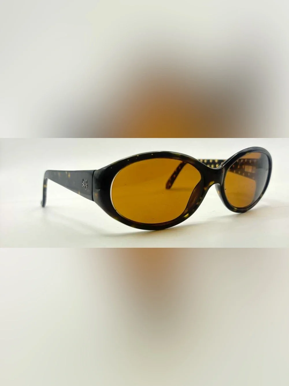 Lulu Guinness Tortoise Oval Sunglasses Frames Only
